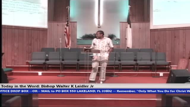 20200701, WED 7PM, Freedom And Equality Because Of Jesus Christ, Bishop Walter K. Laidler Jr