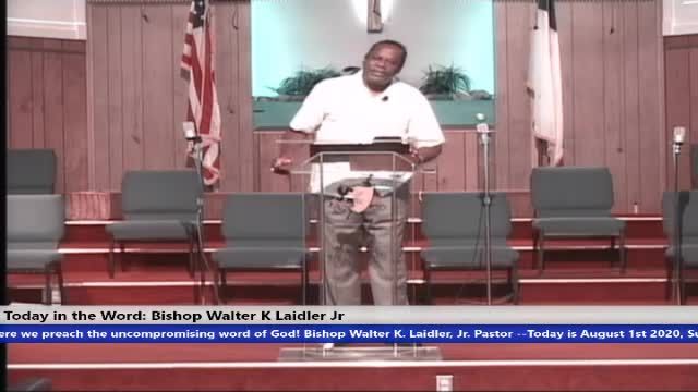 200802 Sun, Your Faith In God, Exodus 3 Moses - I Am I Am, Bishop Walter K. Laidler Jr