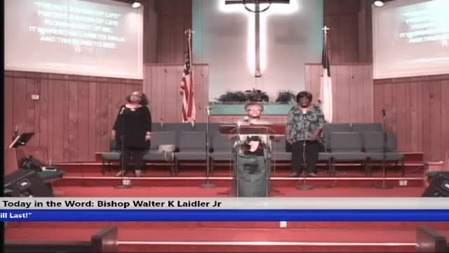 20200603 Wed 7PM, Praise and Worship, Bishop Walter K Laidler Jr.