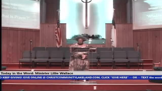 20200503, Sun 8:30AM, HOP Prayer, Minister Lilly Wallace