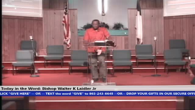200805 WED, Your Faith In God pt.2 - Moses, Exodus 3, Bishop Walter K. Laidler Jr