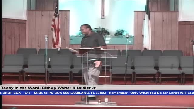 20200705 Sun 10AM Are You Three Fifths A Free Man? Bishop Walter K Laidler Jr
