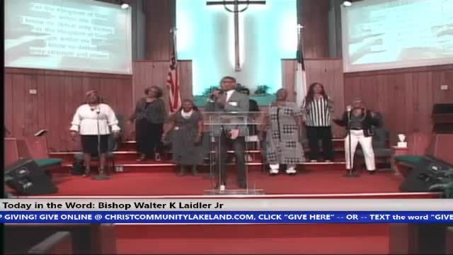 200906 SUN, ARE WITH THE LORD NOW - DEATH BURIAL RESURRECTION, ROMANS 4:23, BISHOP WALTER K. LAIDLER JR