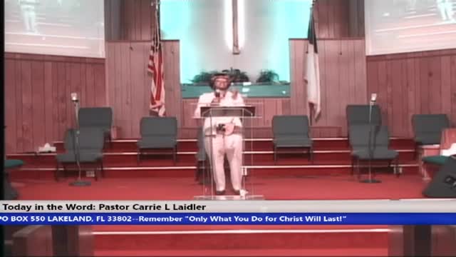 20201108 Sun 8:30AM, What You Are Conscious of Will Manifest, Pastor Carrie Laidler