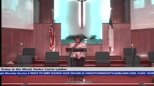20201115 Sun 8:30 A.M., Hour Of Power - What You Are Conscious Of You Manifest, Pastor Carrie Laidler