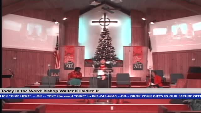 201220 Sun, Your Faith and Belief in The Power of God, Bishop Walter K. Laidler Jr