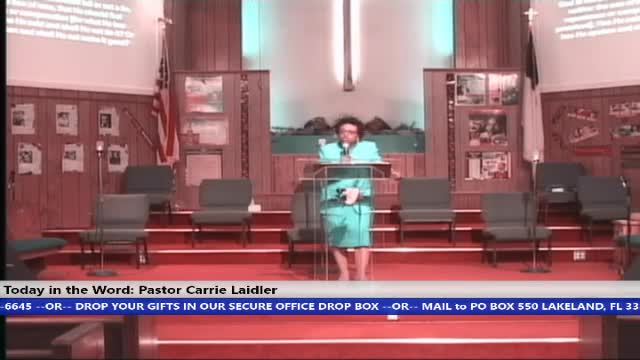 210321 SUN 8:30 AM Hour of Power Pastor Carrie Laidler