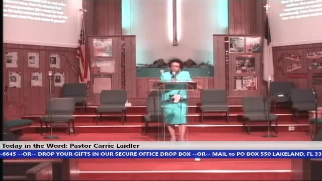 210321 SUN 8:30 AM Hour of Power Pastor Carrie Laidler
