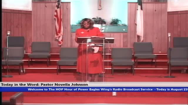 20200823 SUN 830AM Fear Not! Pastor Novella Johnson