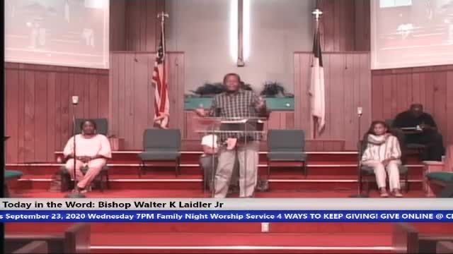 200923 WED, Part 3 - 4 Things: How Many Aspects Are In Your Faith In God? (Faith, Hope, Love, And Prayer), 1 Thessalonians 1:2-3, Bishop Walter K. Laidler Jr