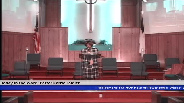 210124 HOP 830am Pastor Carrie L Laidler New Year 2021 Whos Report Will You Believe - 24 January 2021 - 08-30-14 AM