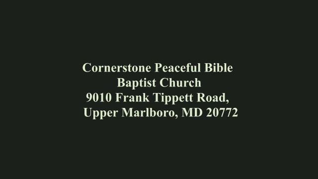 Cornerstone Peaceful Bible Baptist Church  Tuesday Night Bible Study on 9-Feb-21-00:30:47