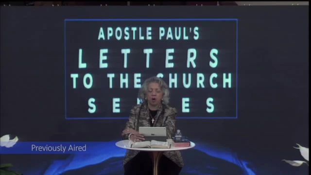 Apostle Paul's Letters To The Church - Pastor Jo Ann (Previously Aired)