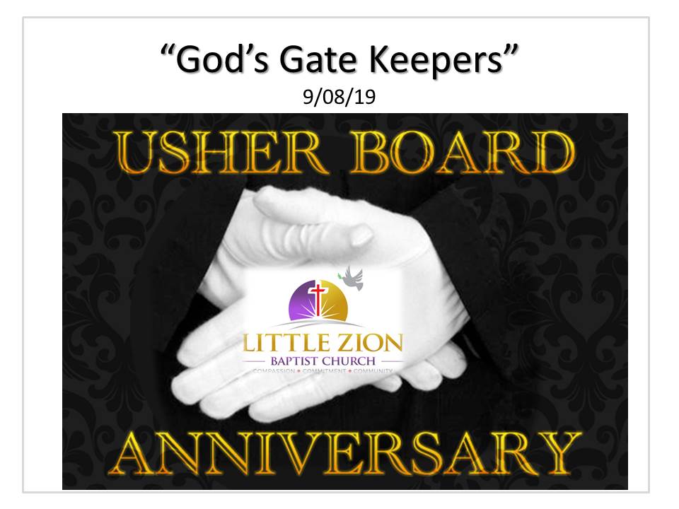 9-08-19 God's Gate Keepers (Rev. Irving Woolfork)