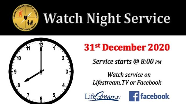 Watch Night Opening Service