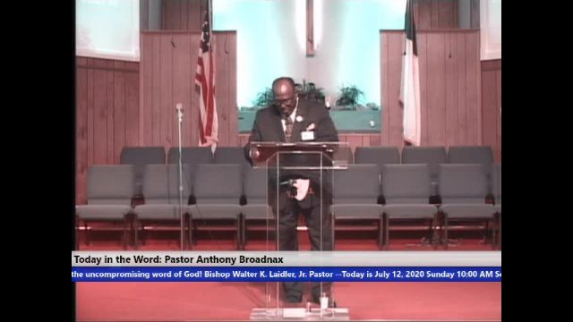 20200712 SUN 10AM Protection When You Need It, Gods Presence In The Midst Of His People, Pastor Anthony Broadnax