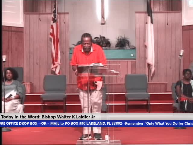 201007 Wed, Walking By Faith, Hope, Love, and Prayer, Bishop Walter K. Laidler Jr