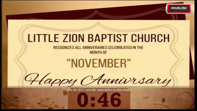 Little Zion Baptist Church TV  on Nov-11-15-20 