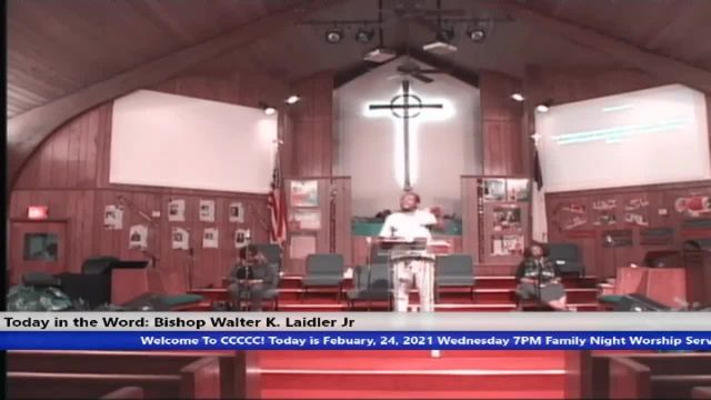 210224 Wed, Apply With Your Faith In GOD Not Your Experience, Bishop Walter K. Laidler Jr Trim