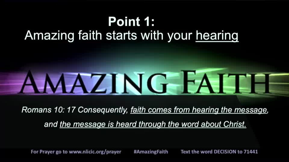 iLead Sermon: AMAZING FAITH!