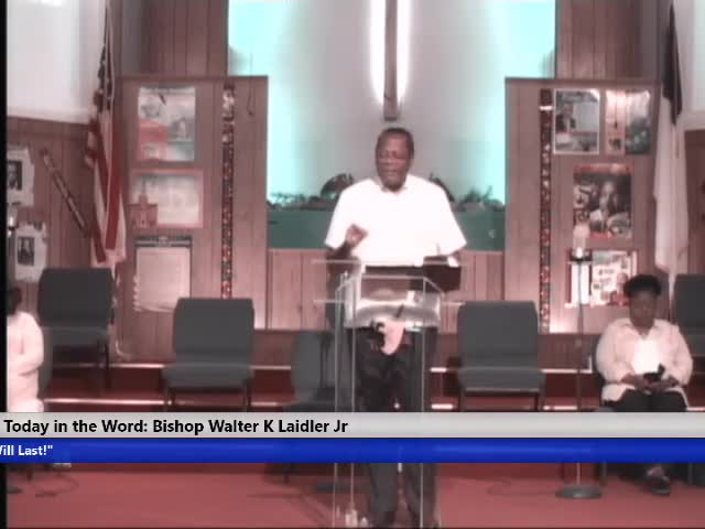 210418 Sun, Title:Faith in GOD, An Out of Body Experience, Bishop Walter K- Laidler Jr