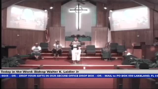 210421 Wed, Title:God Is Doing A New Thing In You, Bishop Walter K Laidler Jr