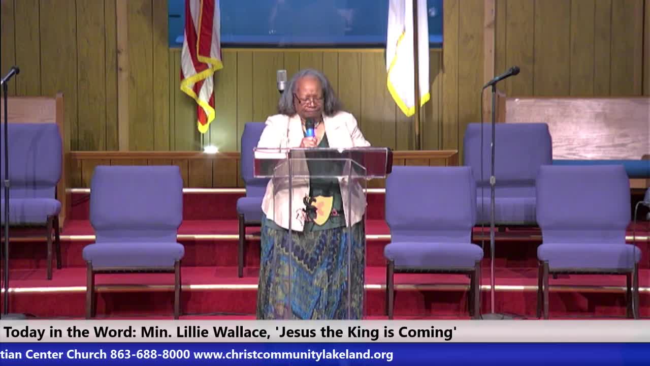 20240310 Sun HOP, Jesus The King Is Coming, Minister Lillie Wallace