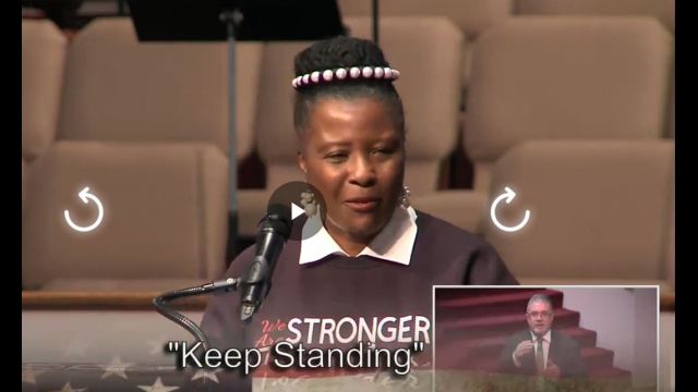 Keep Standing, Asst Pastor Rev. Dr. Sandra K. James, May 30, 2021 @ 11am