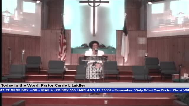 210613 Sun 8:30am HOP, I Am Still As Strong Today, Pastor Carrie Laidler