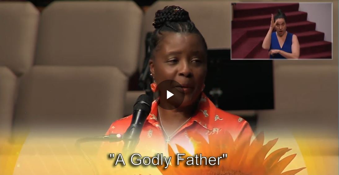 A Godly Father, Asst Pastor Rev. Dr. Sandra K. James, June 20, 2021 @ 11am