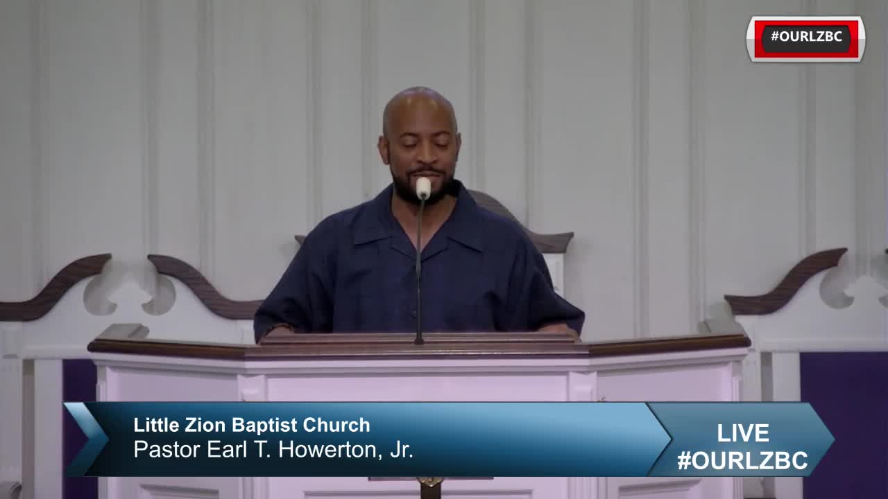 Little Zion Baptist Church TV  on Aug- 01 21 I Have Something To Say
