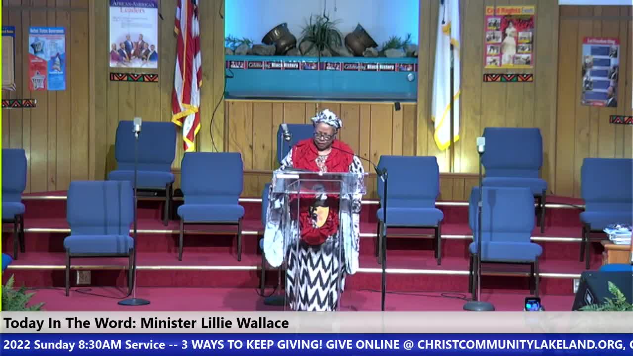 20220206 Sun 8:30am HOP, True Humility, Minister Lillie Wallace