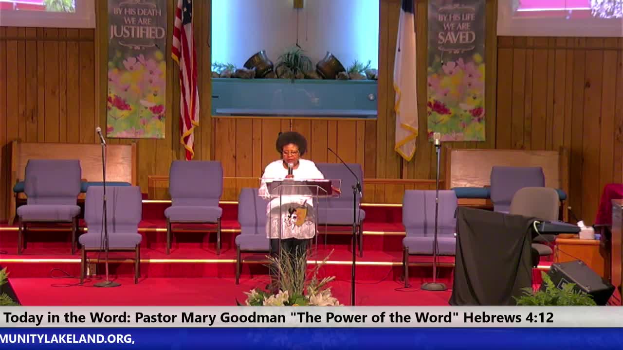 20220918 Sun HOP The Power of the Word, Pastor Mary Goodman