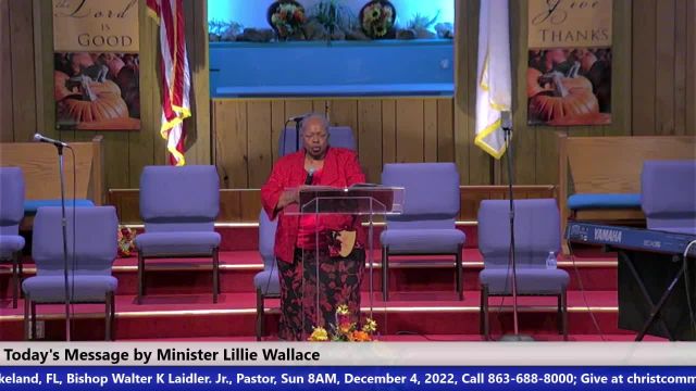 20221204 Sun 830am HOP Service Min Lillie Wallace Facing Giants In Your Life Part II
