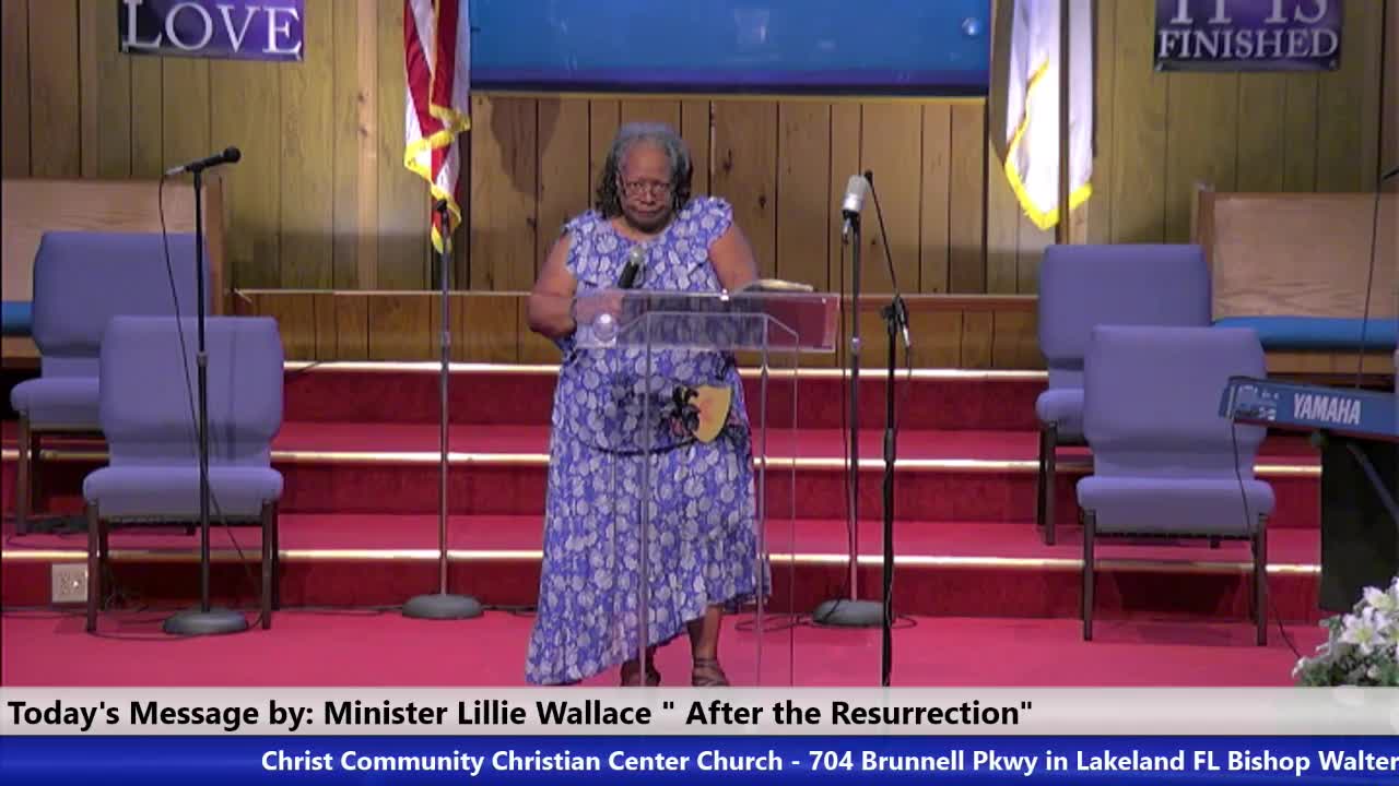 20230523 Sun HOP 8:30am, After the Resurrection, Minister Lillie Wallace