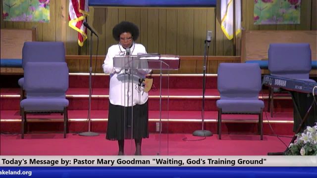20230806 Sun HOP, Waiting, God's Training Ground, Pastor Mary Goodman