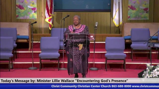 20231001 Sun HOP 830am Service Minister Lillie Wallace ''Encountering God's Presence''