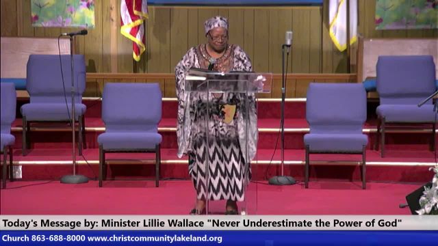 20231008 Sun, Never Underestimate The Power Of GOD! Minister Lillie Wallace