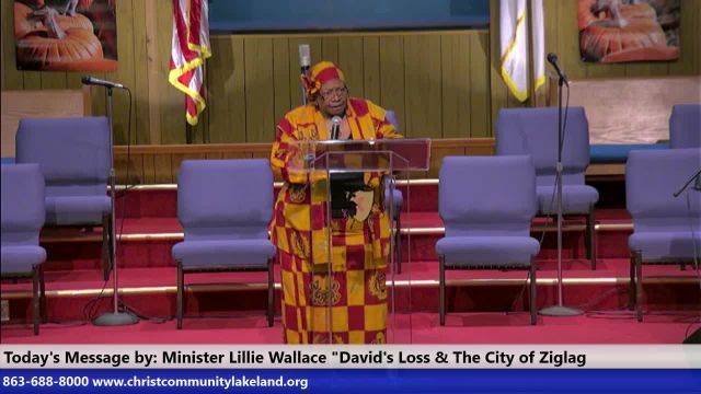 20231203 Sun HOP, David's Loss & The City of Ziglag, Minister Lillie Wallace