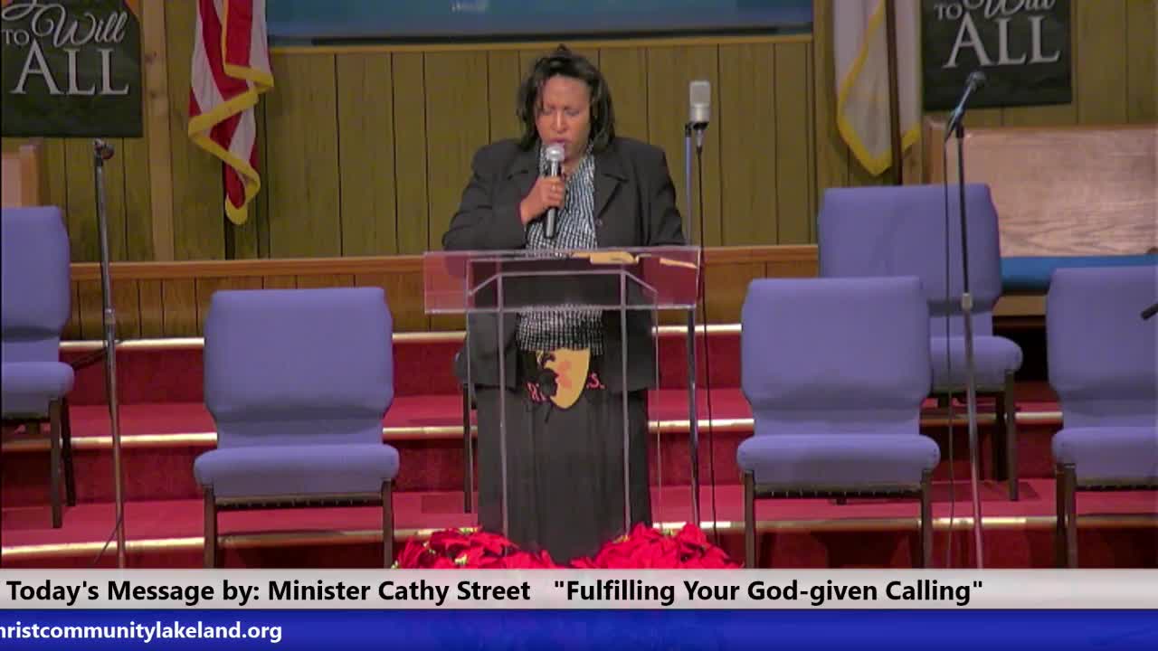 20231217 Sun HOP, Minister Cathy Street, Fulfilling Your GOD Given Calling