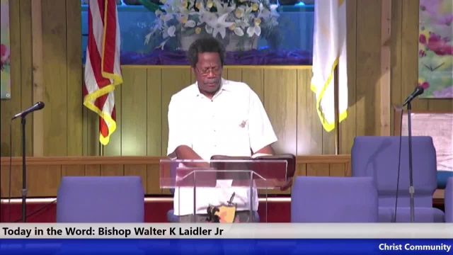 20240407 Sun 10am Sermon, The Moment You Believe God Lives in You, You Change Everything! Bishop Walter Laidler Jr Christ Community Lakeland FL   https://www.facebook.com/share/v/tXt7v6AP...
