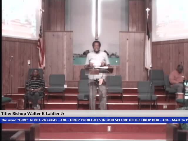 210519 Wed, Faith in God: We have been given everything we need - Listening to the Holy Spirit to gain access, Bishop Walter K. Laidler Jr