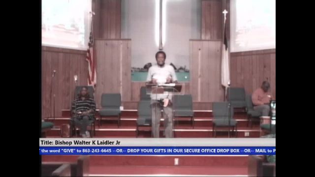 210519 Wed, Faith in God: We have been given everything we need - Listening to the Holy Spirit to gain access, Bishop Walter K. Laidler Jr