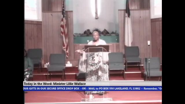 210818 Wed 7pm, The Faith Of The Church, Minister Lillie Wallace
