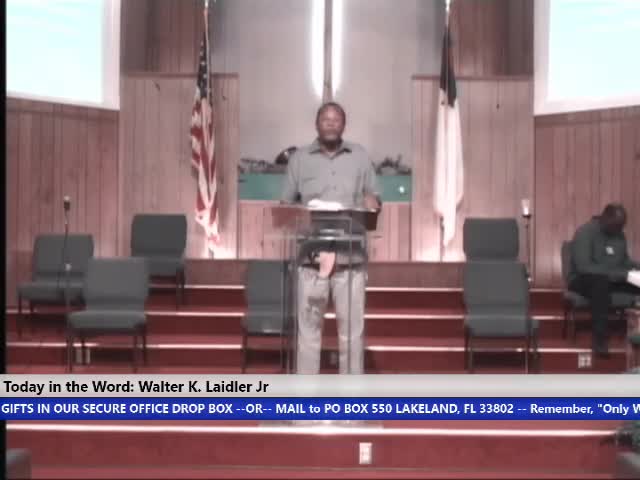 210915 Wed, The Church You Are a Blessing , Bishop Walter Laidler Jr