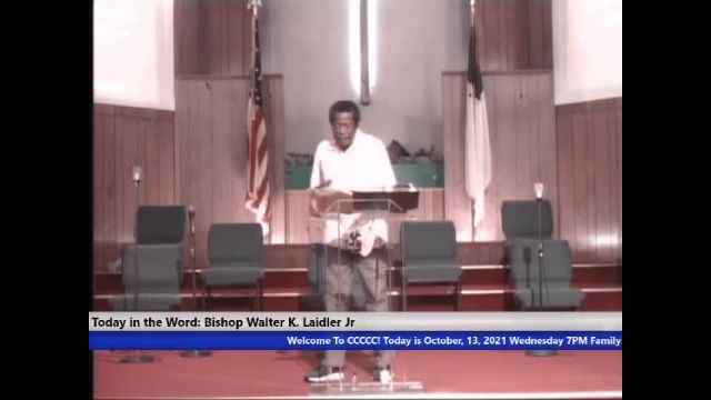 211013 Wed 7pm, Being Blind And Seeing , I Once Was Blind Now I See, Bishop Walter K Laidler Jr_