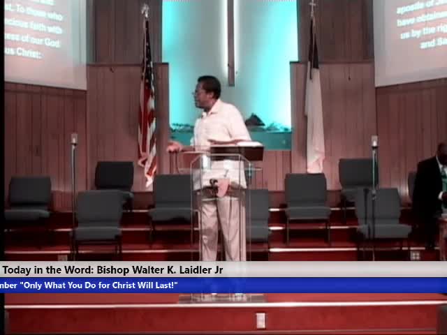 20211205 Sun 10am, What kind of Faith did Peter have that was precious? What is this precious faith? Bishop Walter K Laidler Jr_