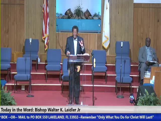 220123 Sun, The Church :Justification by Faith In Jesus Christ, Bishop Walter K- Laidler Jr_