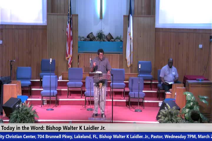 20220302 Wed, The Church, Justify The Righteousness of God in Faith, Bishop Walter K- Laidler Jr-_