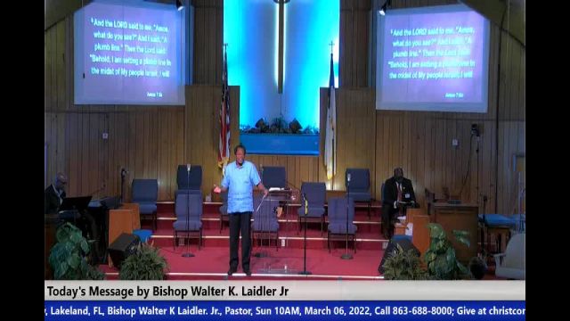 20220306 Sun, The Church: Just Right, Real Good, The Proper Thing, Romans 3:21-31, Bishop Walter K- Laidler Jr_